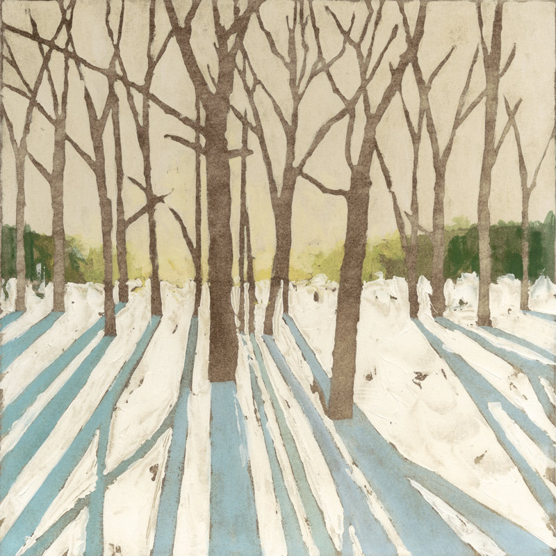 Winter Shadows I, H 30 po x l 30 po x P 1,25 po