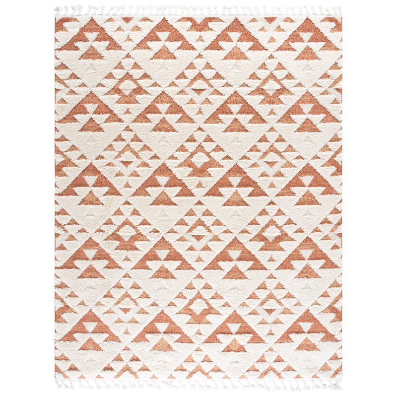 Kangley Performance Geometric Tassel Rug, Rectangle 8' x 10'