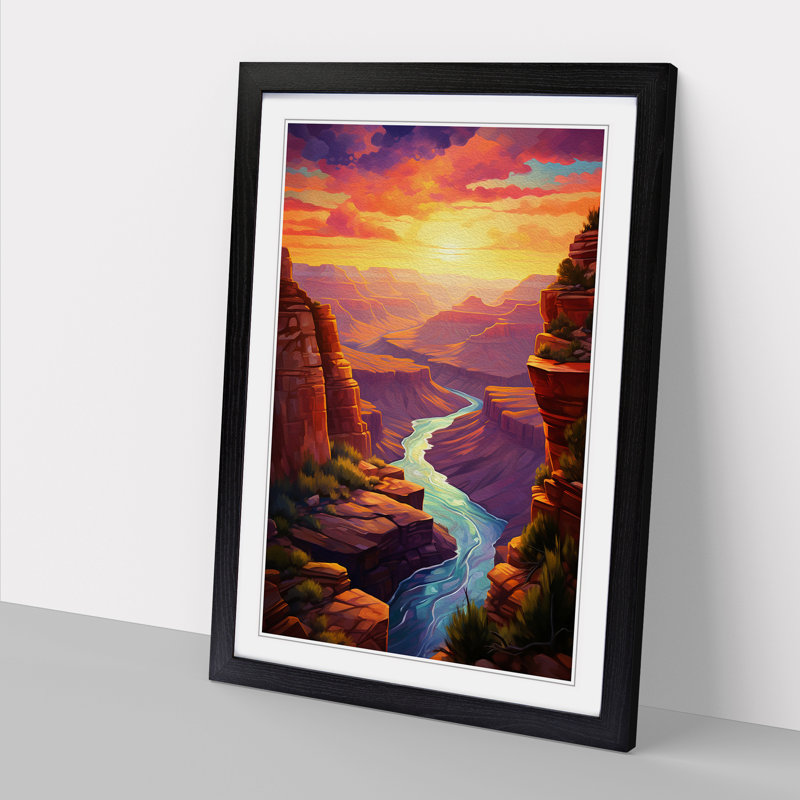 Grand Canyon Informel - Framed Print