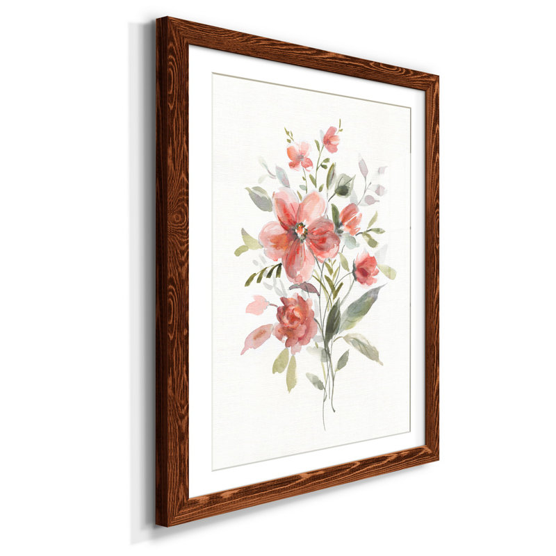 Lemony Branch II - Reproduction d'art sur papier encadrée, H 31,5 po x l 23,5 po x P 1,5 po, Érable