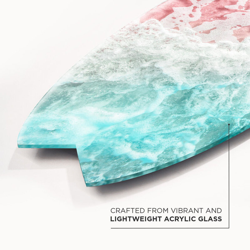 Sea Water Reflections Decorative Acrylic Skimboard by Oliver Gal