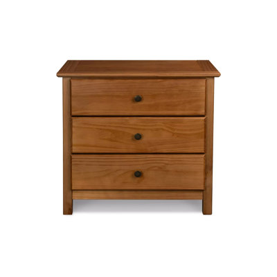 Table de chevet 3 tiroirs Shaker