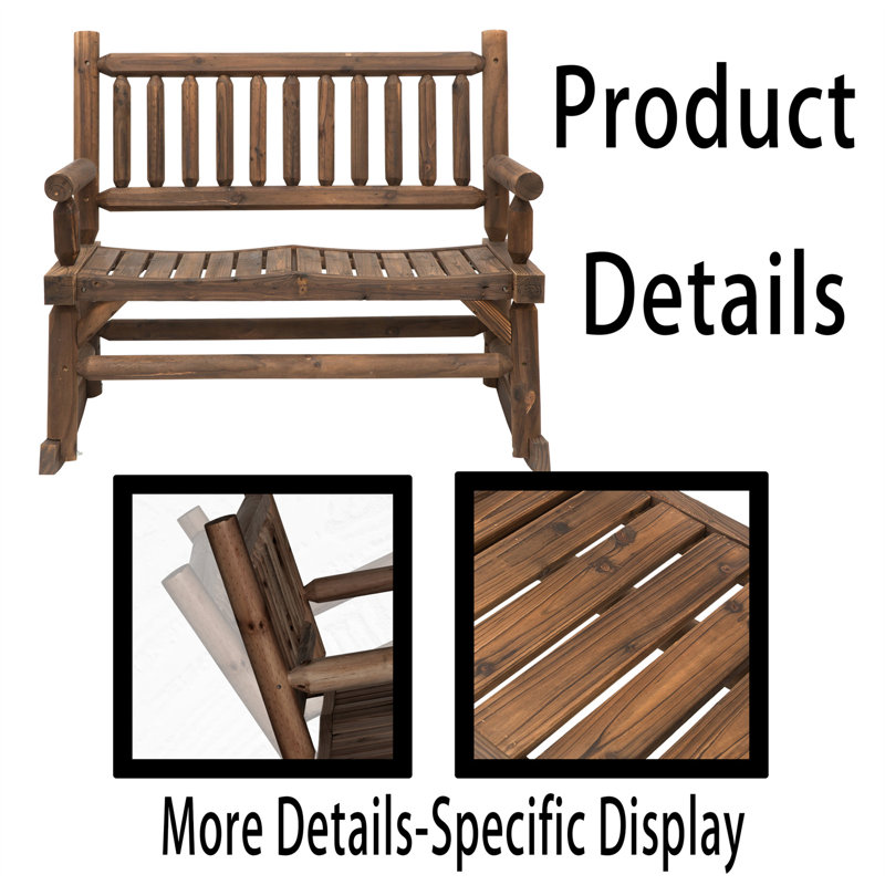 Banc d'extérieur en bois Casswell