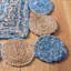 Cormier Abstract Jute/Sisal Blue/Beige Area Rug-361897560
