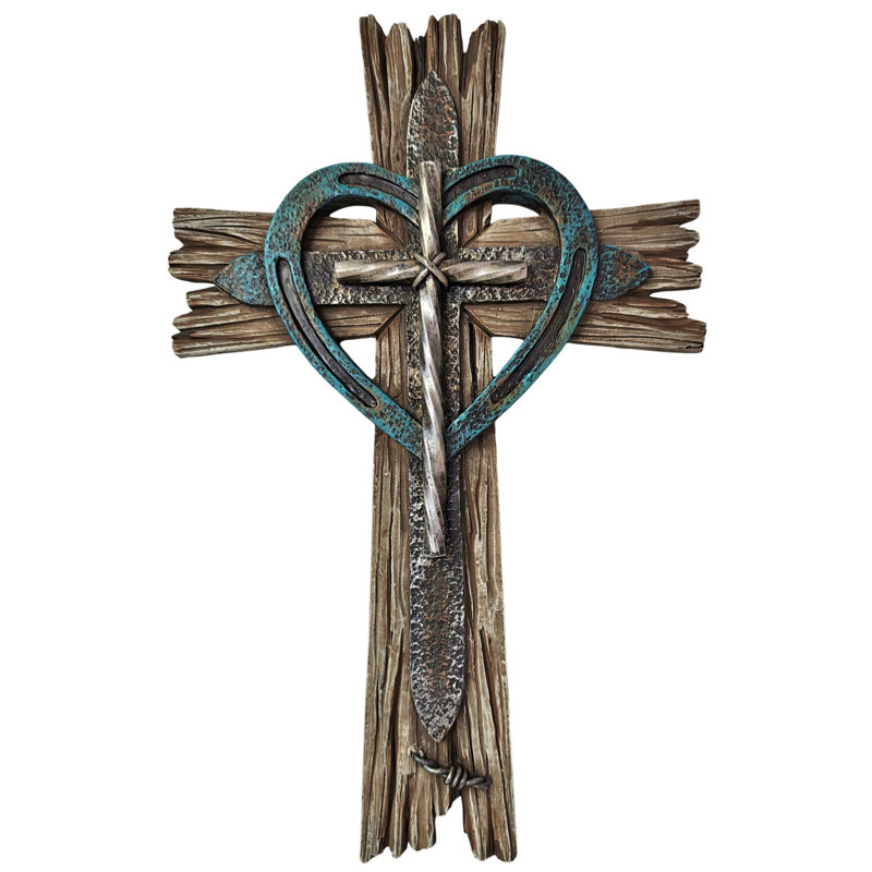 CROSS HORSESHOE HEART
