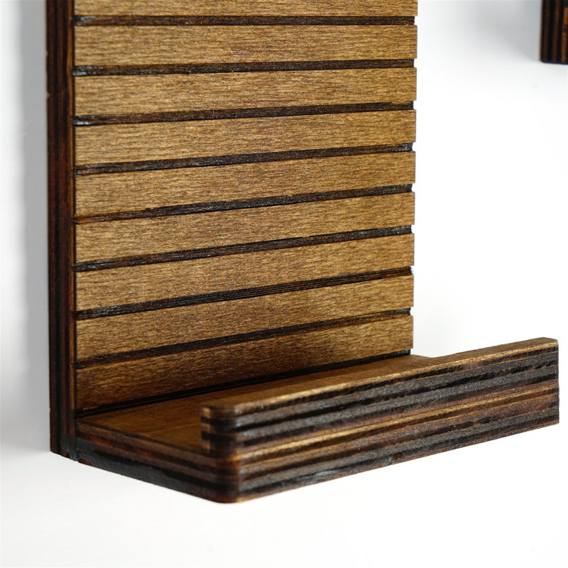 Locelso 100% PLYWOOD Floating Shelf