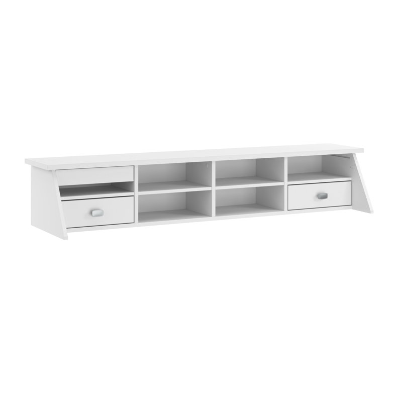 Aliyat Wood Desk Organizer, Pure White