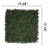 1.5 ft. H x 1.5 ft. W Artificial Ficus Fence Panel
