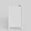 Meuble-lavabo à double cuve festonné 60 po - blanc - sans comptoir - boutons noirs-123431082-123431084