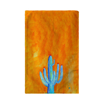 Serviette de poing en haut cactus