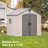 Lifetime High-Density Polyethylene (Plastic) Outdoor Storage Shed with Steel-Reinforced Construction-112964584