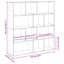 Atyana 141.5 cm H x 132 cm W Book Cabinet Bookcase-925533778