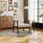 25" W Tufted Accent Chair with Solid Wood Legs-111045823-124296875