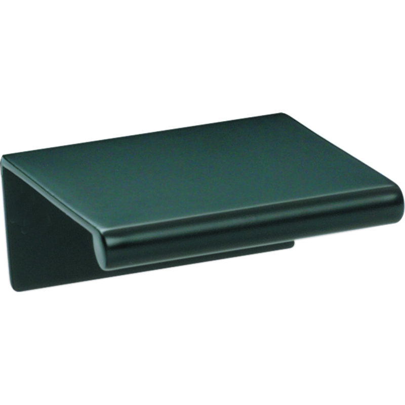 Matte Black Aluminum Finger Pull Bar with Mounting Hardware