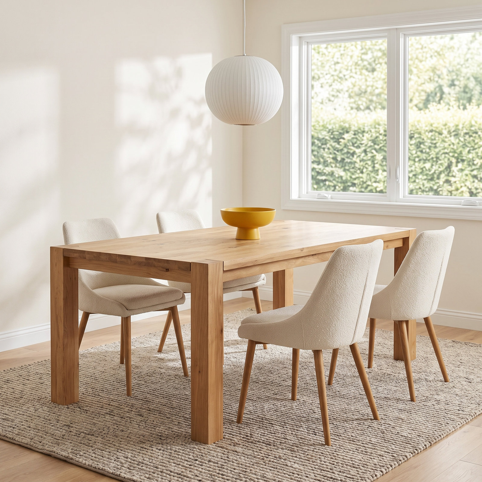 Dublin 122" Extendable Oak Dining Table