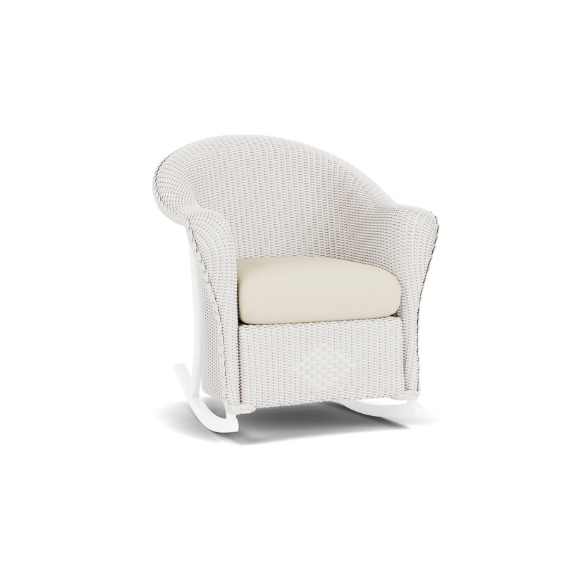 Reflections Outdoor Rocker Chair, Sailcloth Sailor, White