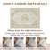 Tapis d'intérieur lavable en chenille Mashine