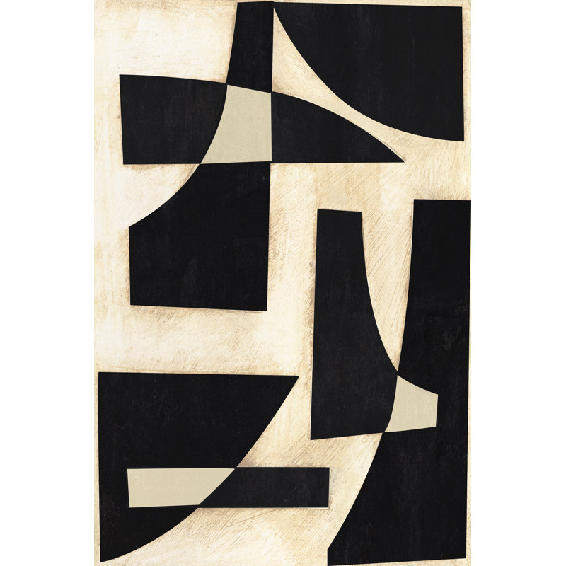 Ersen Onyx Cutout Shapes I par Regina Moore, Cadre doré simple, Non, H 30 po x l 20 po