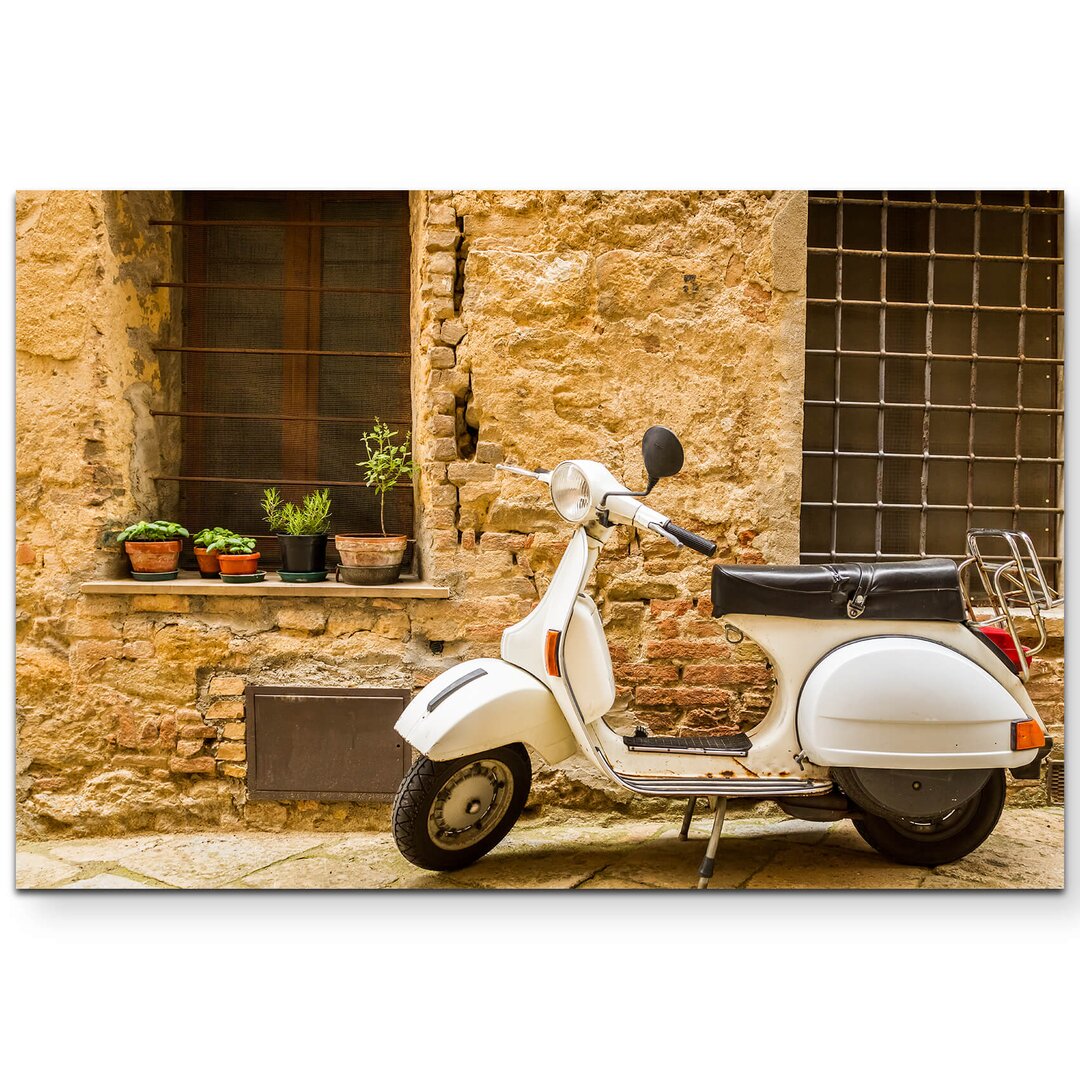 LeinwandbildÂ WeiÃŸe Vespa