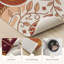 Tapis de cuisine lavables antidérapants Earthy
