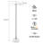 63'' Modern Metal Floor Lamp with Indirect Lighting-757878163-757878161