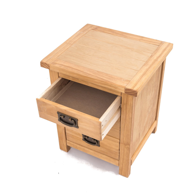 Nolan 45cm W Plywood / Laminate Board Bedside Table