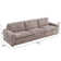 123.2'' Wide Modern Corduroy Power Reclining Sofa With USB Port