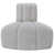 Tissu gris bouclé sélectionné