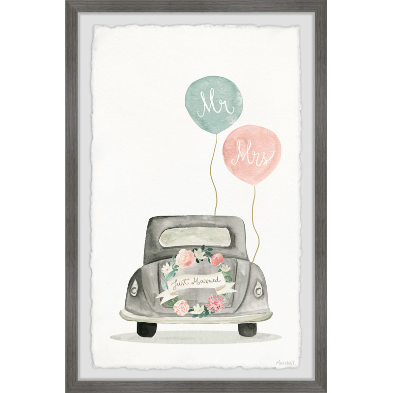 Happily Married by Marmont Hill - Single Picture Frame Painting, 91cm H x 61cm W