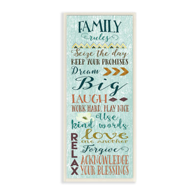 Textual Art on Wood