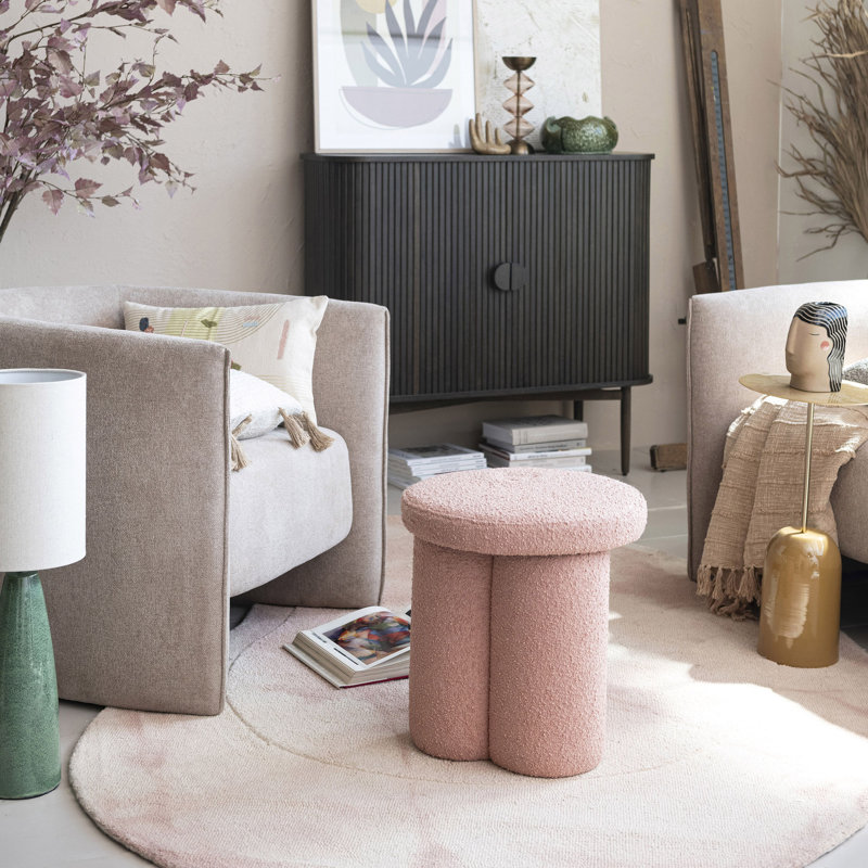 Fauteuil demi-tonneau de 36,25 po Vediha
