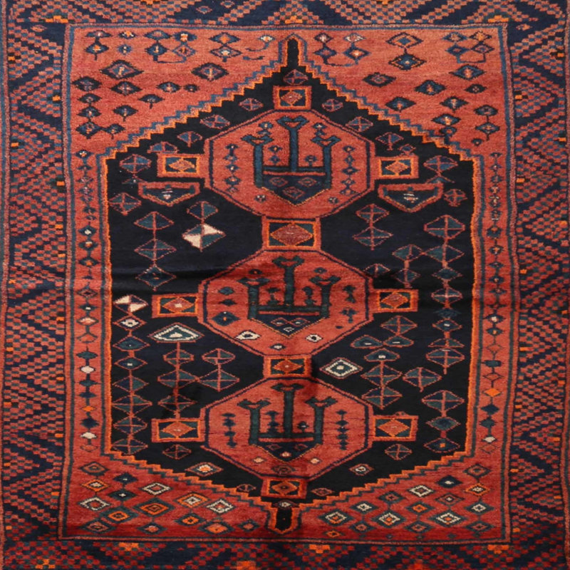 Performance Oriental Indoor Rug, Square 5'