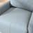 Swivel Rocker Recliner Chair,360 Degree Nursery Rocking Chair,Glider Chair,Modern Small Rocking Swivel Recliner Chair For Bedroom,Living Room Chair Home Theater Seat,Phone Holder(Blue-Gray)