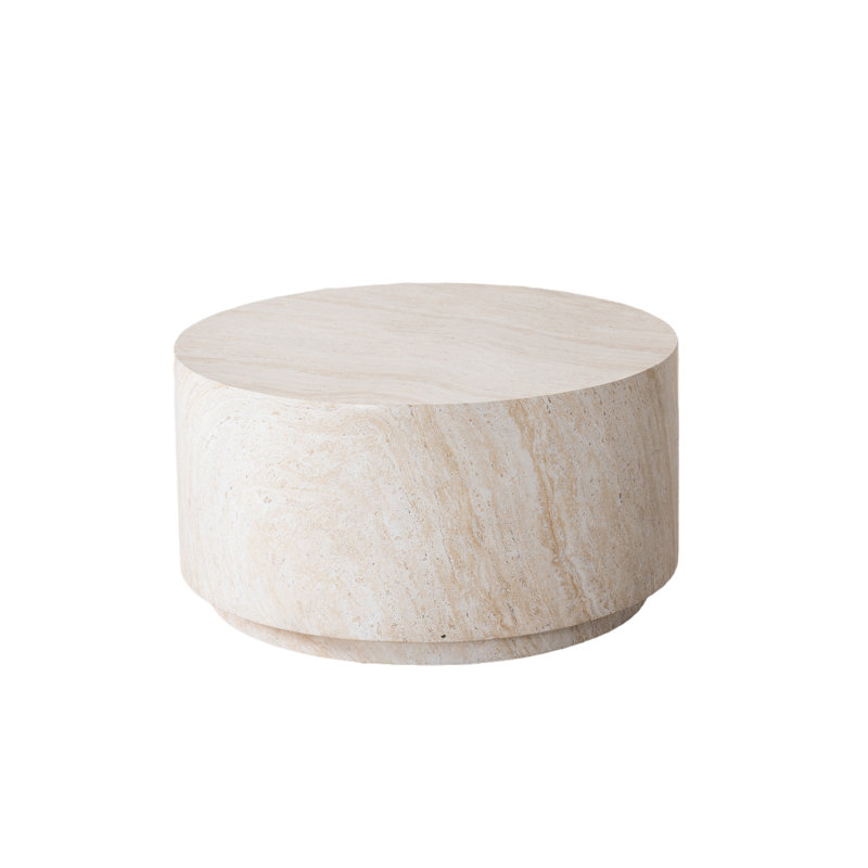 Nayquan Patio Round Magnesium Oxide Coffee Table