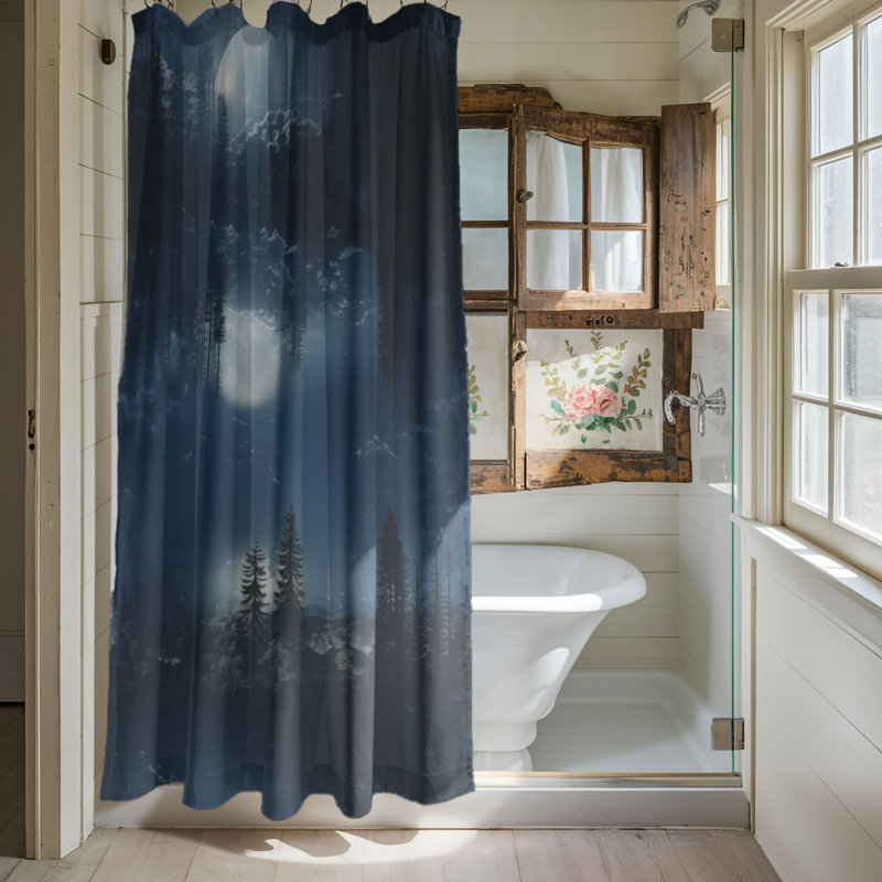 Rideau de douche Ibson, H 74 po x l 71 po