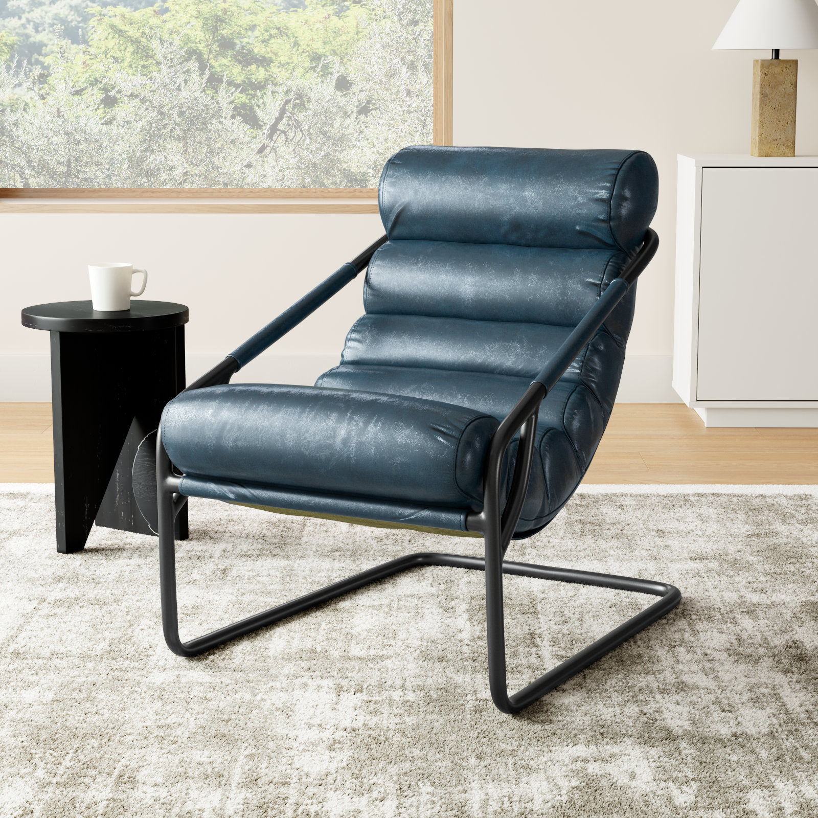 Ottawa Upholstered Armchair, Blue