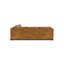 Canapé d'angle droit Keaton en cuir avec accoudoirs inclinés et clous-2057655648-2057655656-2057655663