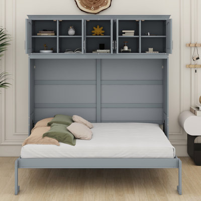 Murphy Bed Wall Bed With Top Cabinets