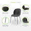 Anitra 45cm H Velvet Upholstered Metal Upholstered Back Side Chair-1328622898