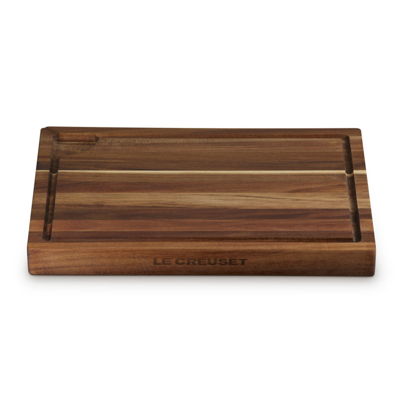 Le Creuset Acacia Wood Butcher Block, 20 X 14 X 2"