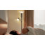 Lampe torchère sur pied de 72 po pour la chambre à coucher avec abat-jour en verre Auron Auron