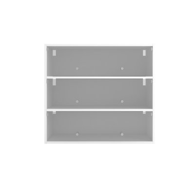 Armoire de rangement à chaussures en verre blanc