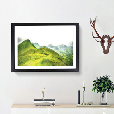 Mountains of the Lake District - Picture Frame Graphic Art Print
