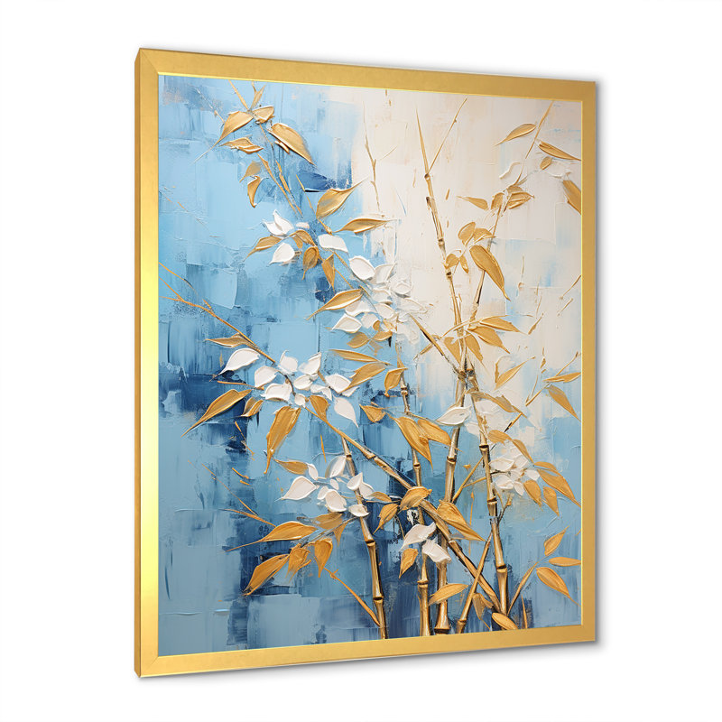 «Blue Mom», impression sur toile, H 32 po x l 24 po x P 1 po, Encadrement doré