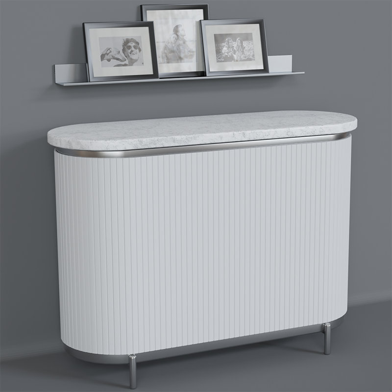 Tambour à lattes biseautées 3/4 po (l 12 po x L 48 po), Peuplier naturel