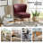 Euclid Faux Leather Chair With Metal Base-1978972593
