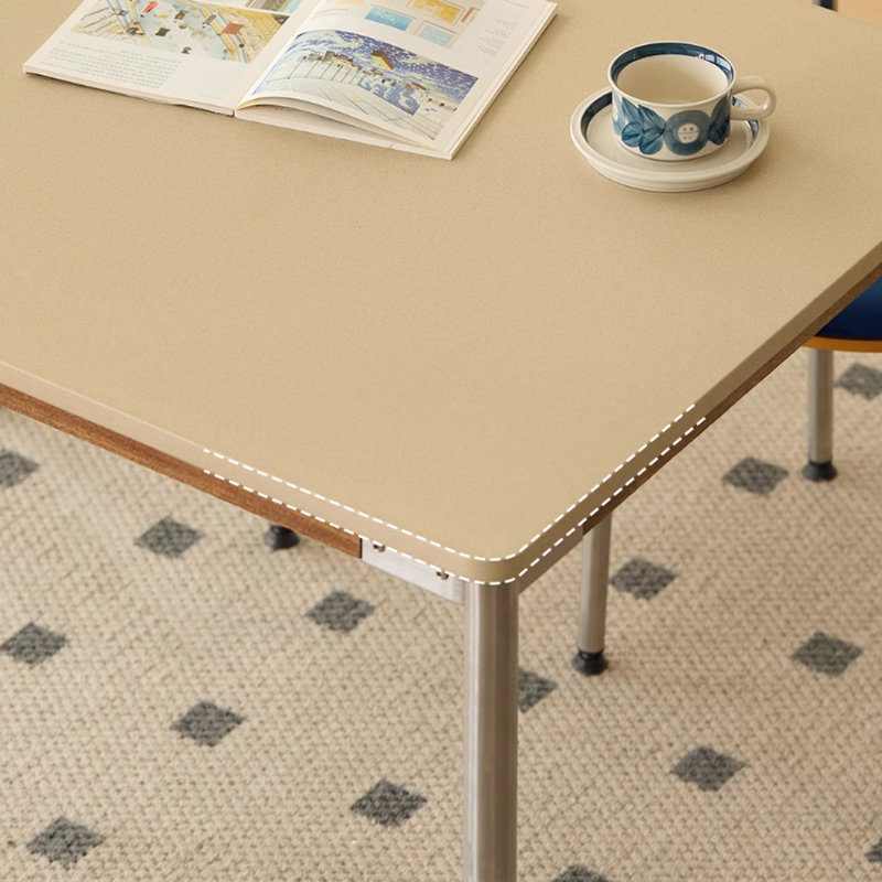 Simple and eco-friendly material rectangular table, 29.92"H x 55.11"L x 31.49"W