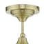 Justyn Glass Semi Flush Mount