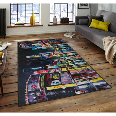 Luxurious Area Carpet (5.2 x 7.5 ft), 100% Polyester, 740 g/m² | Soft Velvet Fabric with Non-Slip Felt Dot Underside, Laminated Sponge for Comfort | Easy to Clean, Machine Washable at 86°F | Ideal for Living Room & Bedroom Decor