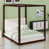Espresso Frame+White Fabric